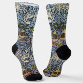 Peacock and Dragon, William Morris Sokken (Gebogen)