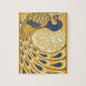 Peacock Antiek  kleurrijk Legpuzzel (Verticaal)