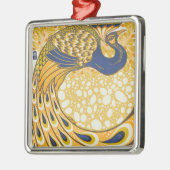 Peacock Antiek kleurrijk Metalen Ornament (Links)