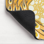 Peacock Antiek  kleurrijk Muismat (Hoek)