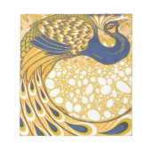 Peacock Antiek  kleurrijk Notitieblok (Voorkant)
