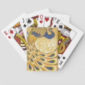 Peacock Antiek kleurrijk Speelkaarten (Achterkant)
