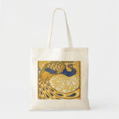 Peacock Antiek kleurrijk Tote Bag (Voorkant)