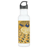 Peacock Antiek  kleurrijk Waterfles (Voorkant)