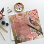 Peacock Arch Blush Pink Peony Flower Bedankt