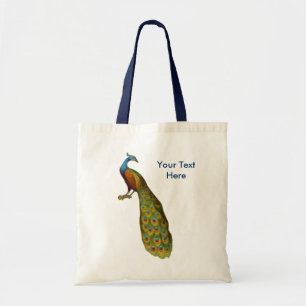Peacock Art Animal Canvas tas