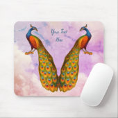 Peacock Art Animal Personalized Muismat (Met muis)