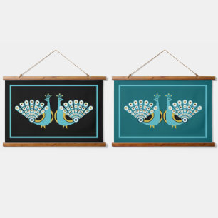 Peacock Art Home Accessoires Hangend Wandkleed