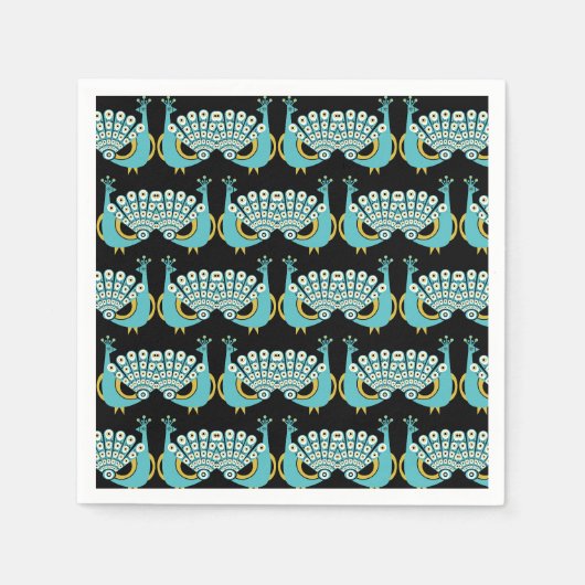 Peacock Art Home Accessoires Servet (Voorkant)