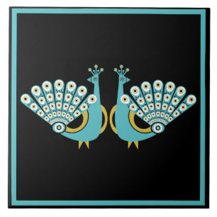 Peacock Art Home Accessoires Tegeltje