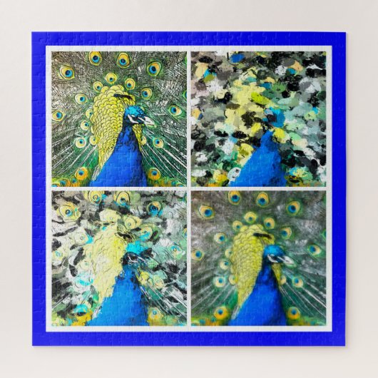 Peacock Art Legpuzzel (Verticaal)