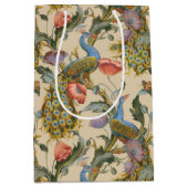 Peacock Art Nouveau bloemenmotief Morris Medium Cadeauzakje (Voorkant)
