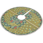 Peacock Art Nouveau Stijl rond ingewikkeld ontwerp Kerstboom Rok (Gekanteld)