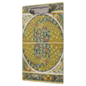 Peacock Art Nouveau Stijl rond ingewikkeld ontwerp Klembord (Links)