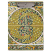 Peacock Art Nouveau Stijl rond ingewikkeld ontwerp Klembord (Voorkant)