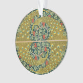 Peacock Art Nouveau Stijl rond ingewikkeld ontwerp Ornament (voorkant)