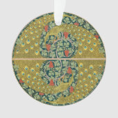 Peacock Art Nouveau Stijl rond ingewikkeld ontwerp Ornament (voorkant)