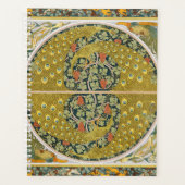 Peacock Art Nouveau Stijl rond ingewikkeld ontwerp Planner (Voorkant)