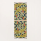 Peacock Art Nouveau Stijl rond ingewikkeld ontwerp Yogamat (Achterkant)