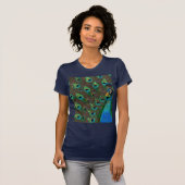 Peacock art t-shirts (Voorkant volledig)