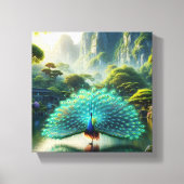 Peacock arts canvas afdruk (Voorkant)