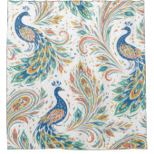 Peacock Aura Douchegordijn (Voorkant)