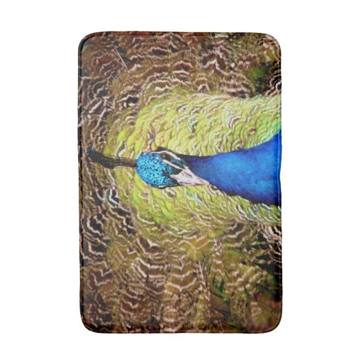 Peacock Badmat (Voorkant Verticaal)