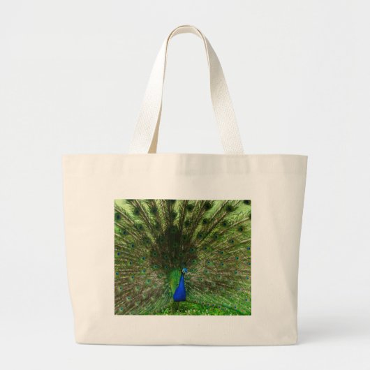 Peacock Bag Grote Tote Bag (Voorkant)