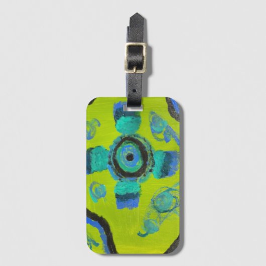 Peacock Bagagelabel (Voorkant (verticaal))