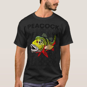 Peacock Bass 80's Style Monster Fish Keeper T-Shir T-shirt