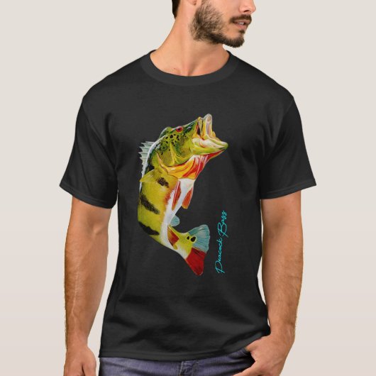 Peacock Bass Fish T-shirt (Voorkant)