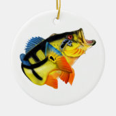 Peacock Bass Keramisch Ornament (Voorkant)