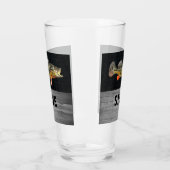 Peacock Bass Vist Beer Angler Fisherman Mannen Glas (Links)