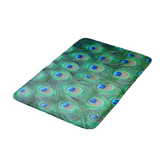 Peacock Bath Mats Badmat (Gekanteld)