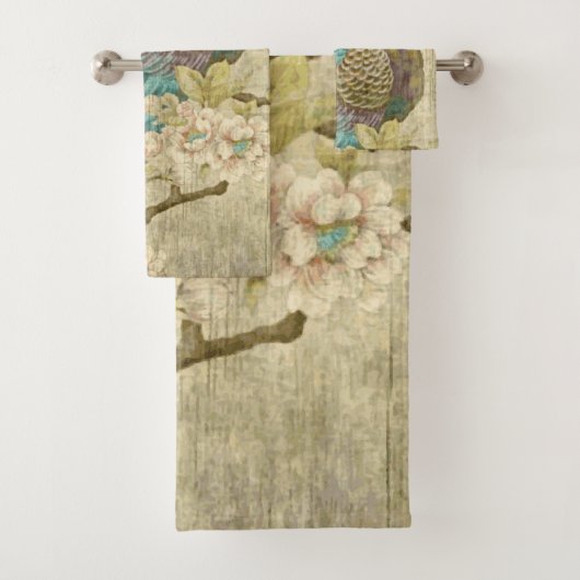 Peacock - Bathtowel set Bad Handdoek (Insitu)