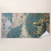  Peacock - Beach Towel Strandlaken (Voorkant)