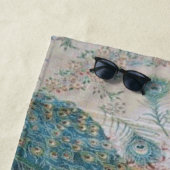  Peacock - Beach Towel Strandlaken (In situ)