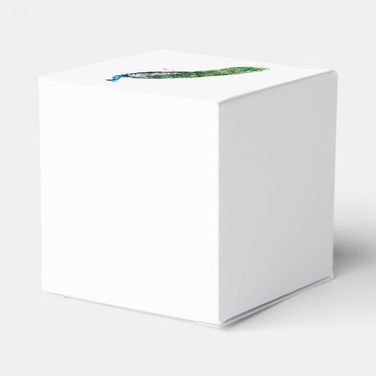  Peacock Bedankdoosjes (Achterkant)