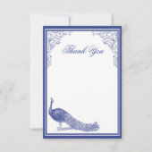 Peacock bedankkaart (Voorkant)