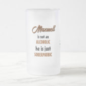 Peacock Beer Frosted Mok (Center)