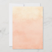 Peacock bewaar de datum sjabloon uitnodiging (Achterkant)