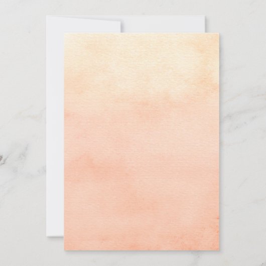 Peacock bewaar de datum sjabloon uitnodiging (Achterkant)