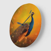 Peacock bij zonsopgang grote klok (Hoek)
