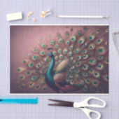Peacock Bird Decoupage tissuepapier (Craft)