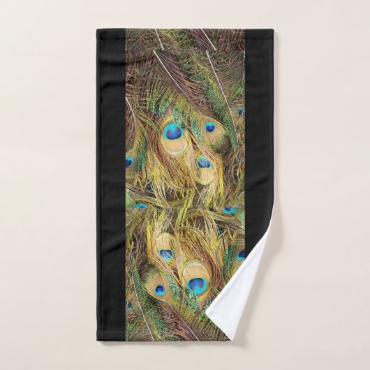 Peacock Bird Feathers Animals Bath Towel Set Bad Handdoek (Handdoek)