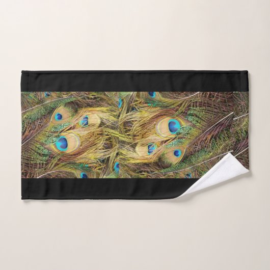 Peacock Bird Feathers Animals Bath Towel Set Bad Handdoek (Handdoek)
