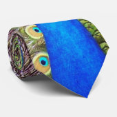 Peacock Bird & Feathers Stropdas (Opgerold)