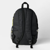 Peacock Bird Graphic Art Bedrukte Rugzak (Achterkant)