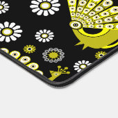 Peacock Bird Graphic Art Bureaumat (Hoek)