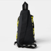 Peacock Bird Graphic Art Sling Bag (Achterkant)